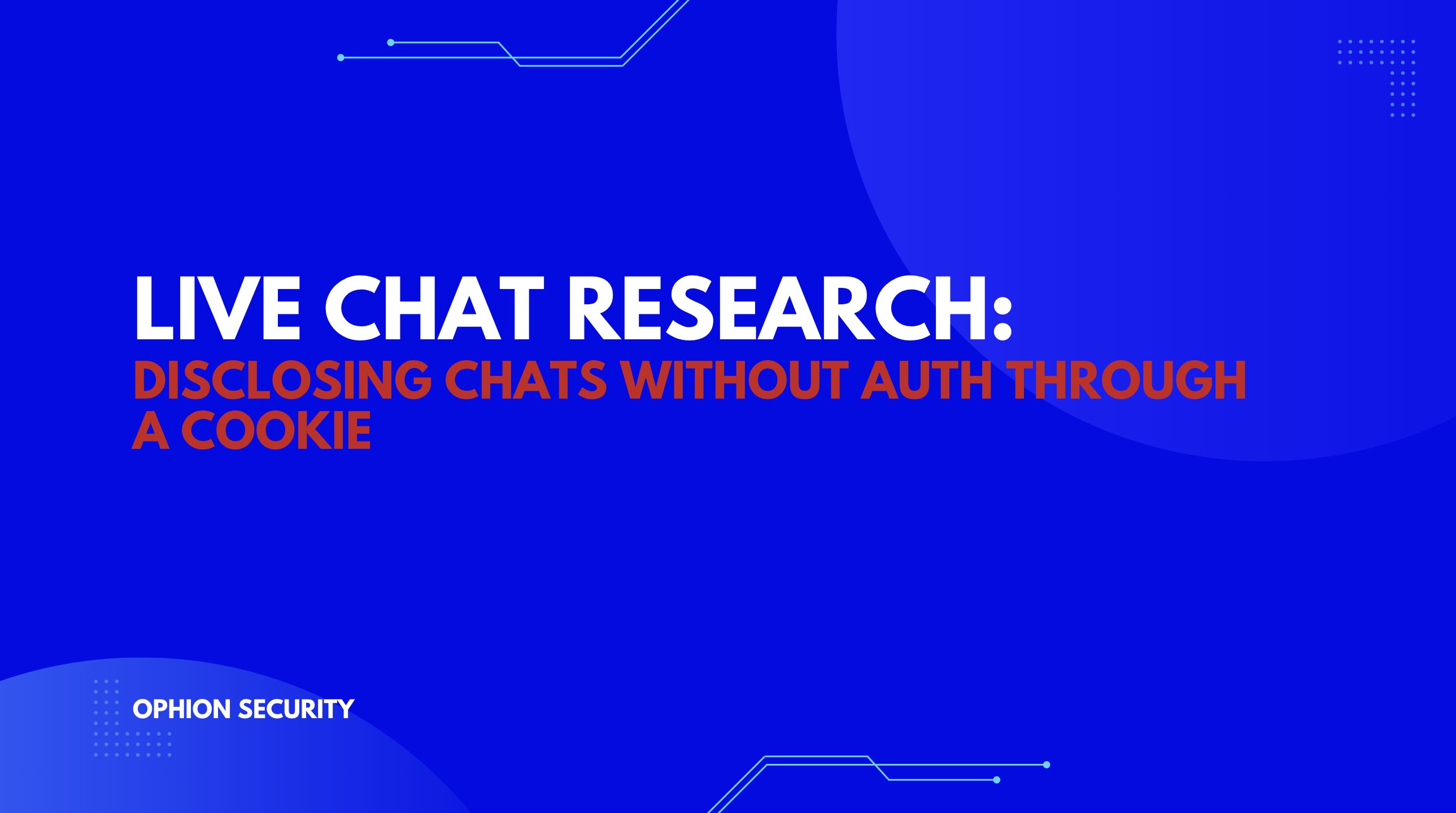 uraniumhacker's tweet card. A misconfiguration in an organizations' setup of their live chat system allowed unauthenticated access to user chat histories with customer support agents.