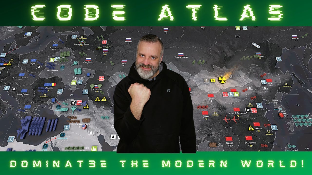 CodeAtlasGame's tweet card. Code Atlas Board Game - Modern Warfare