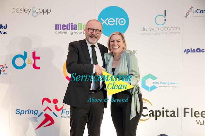 sm_contractserv's tweet card. ServiceMaster Clean Contract Services in South East London won the North Star Growth Award during this year’s ServiceMaster Spring Forward event.