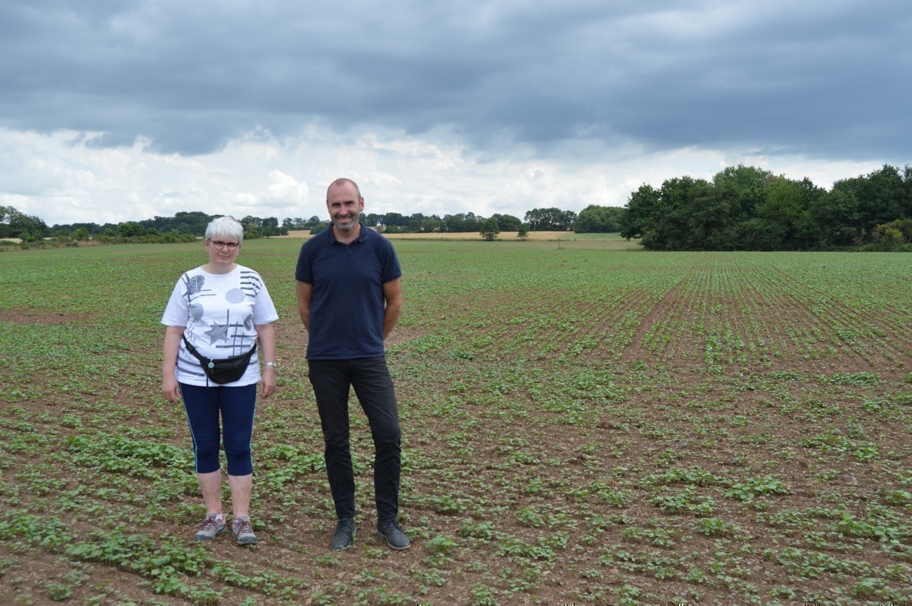 EuredenGroup's tweet card. Fabienne Daniel, agricultrice à Sainte-Anne-Sur-Vilaine a répondu favorablement à l’appel d'Eureden qui cherche des terres pour planter du blé noir en Bretagne.