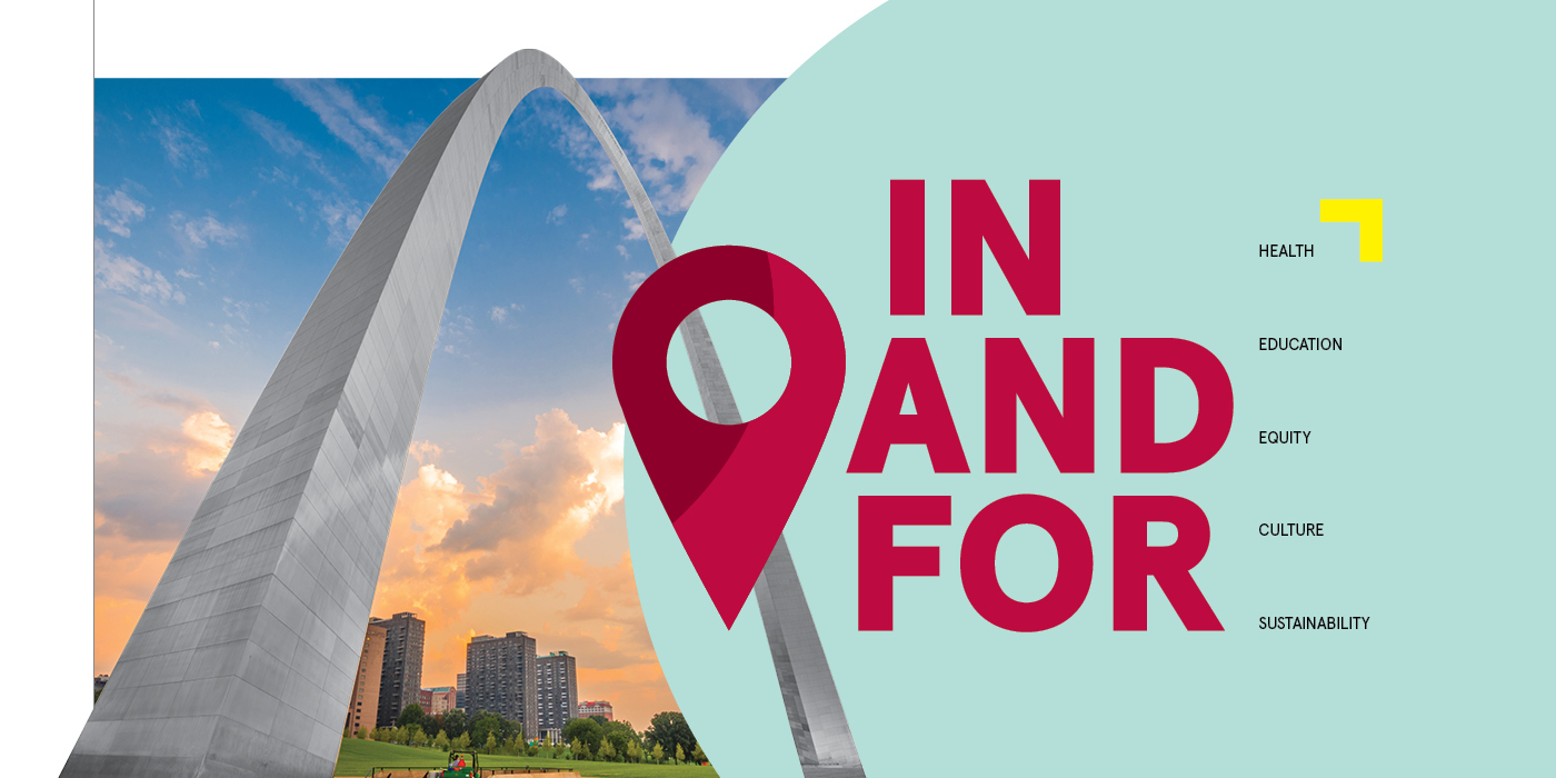 launchcode's tweet card. St. Louis is our home, and WashU is partnering with organizations across the region for the well-being of the city and its citizens.