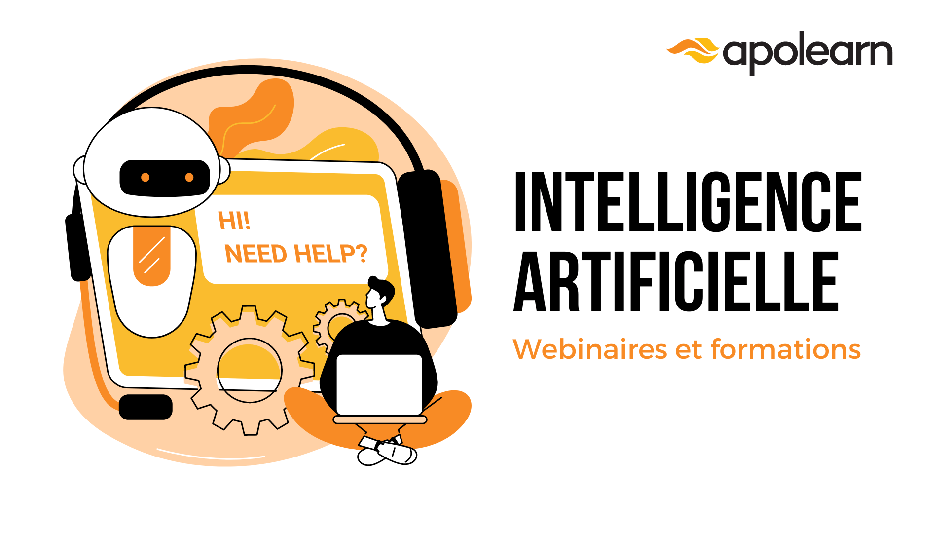 apolearn's tweet card. Découvrez les applications pratiques de l'IA dans la formation. Participez à nos webinaires et formations pour développer vos compétences en tant que formateur.