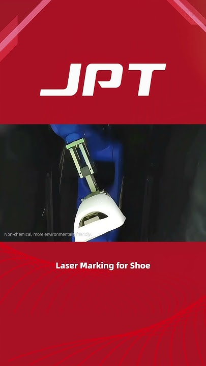 JPTLaser's tweet card. Daily work | Laser Marking for Shoe