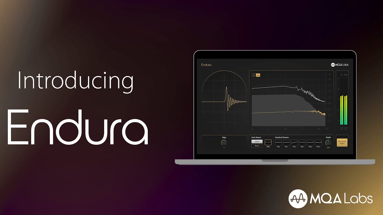 mqalabs's tweet card. Introducing Endura | Instructional Video | Audio Plugins | MQA Labs