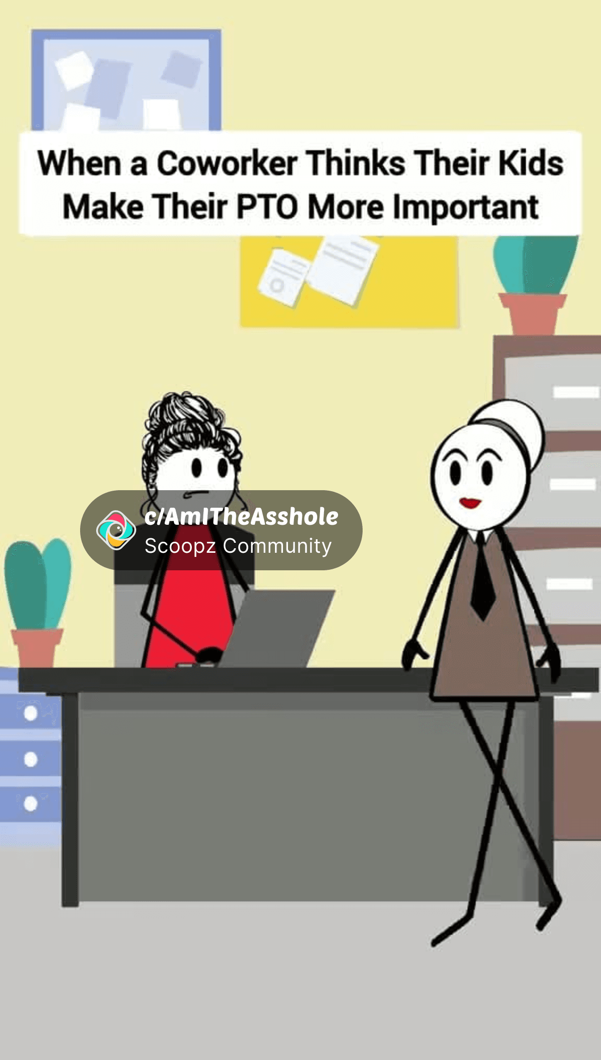 sageman1957's tweet card. Daniel Moton shared this video. When your coworker thinks their kids make their PTO more important than yours 🙄 #WorkplaceDrama #PTOProblems #BoundariesAtWork