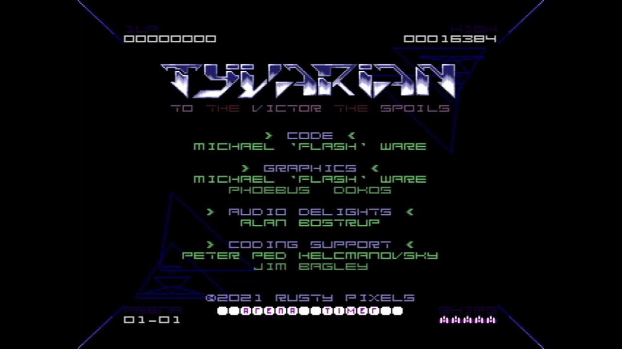 MikeFlashWare's tweet card. Tyvarian 2 Attract Screen - WIP