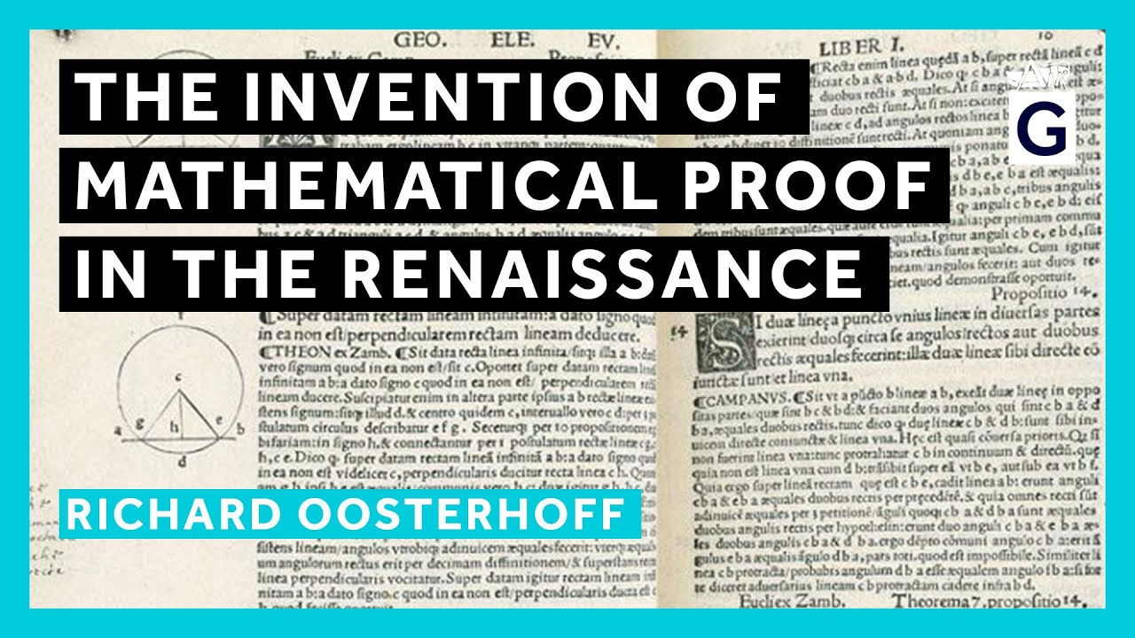 InvasiveNotes's tweet card. The Invention of Mathematical Proof in the Renaissance