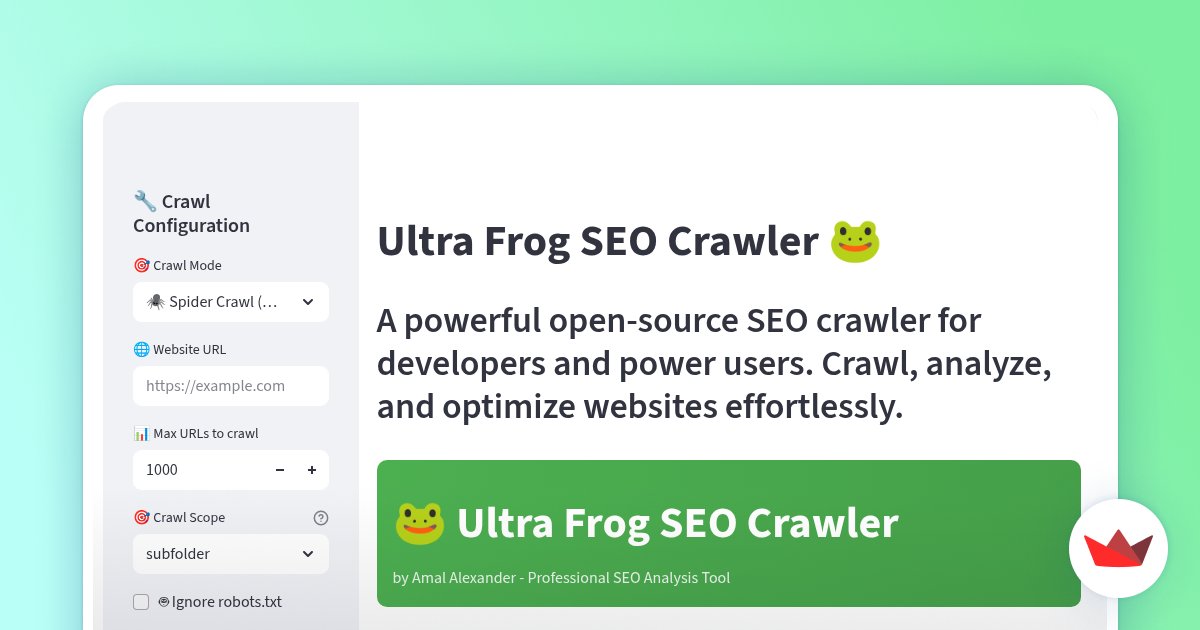 amallx1997's tweet card. is a powerful, fast, and professional SEO crawler designed for deep technical analysis of websit...