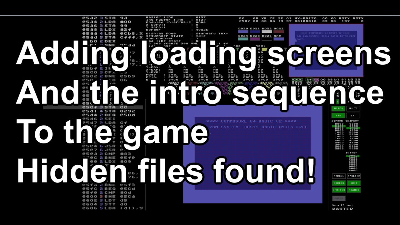 MartinPiper's tweet card. C64 Games memories - Cyberdyne Warrior Intro