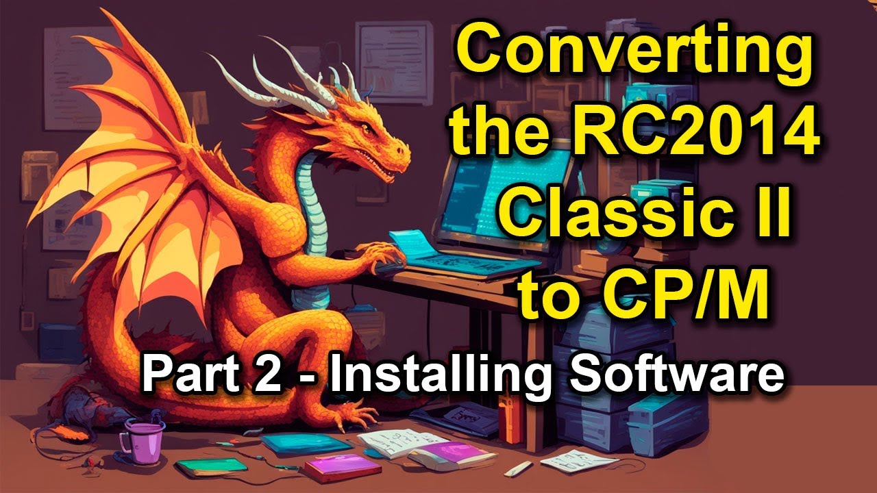 codemonkey0's tweet card. Converting the RC2014 Classic II to CP/M - Part 2 - Installing...