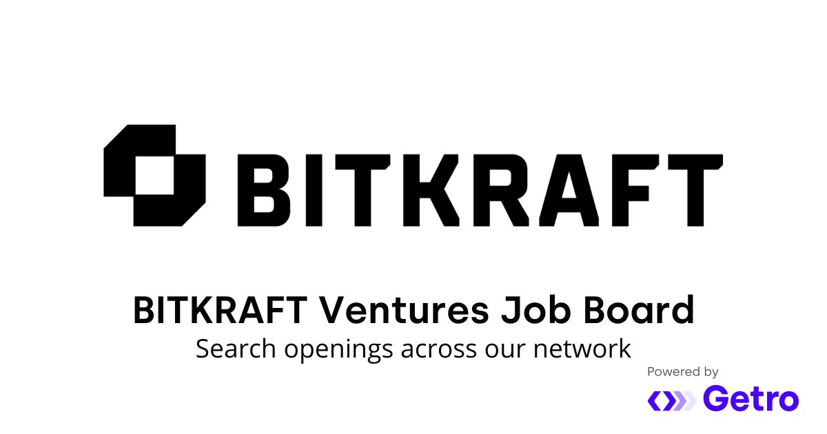 brookegrabrian's tweet card. Search job openings across the BITKRAFT Ventures network.