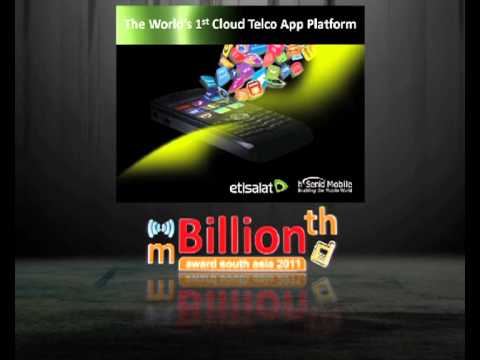 hSenidMobile's tweet card. 1-Infra Etisalat