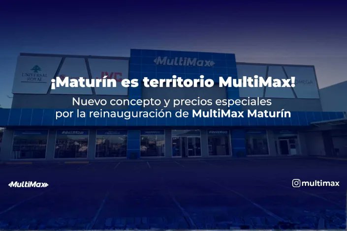 elestimulo's tweet card. Conoce la tienda Multimax reinaugurada en Maturín, y sus precios especiales durante este fin de semana