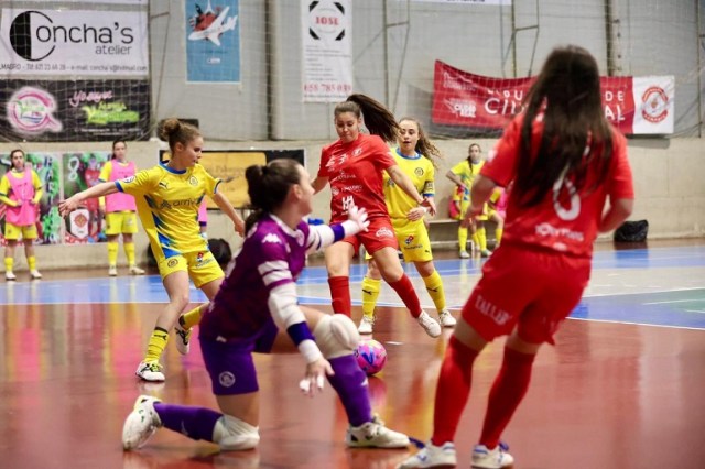 almagronoticias's tweet card. El Almagro FSF no pudo pasar del empate en un intenso encuentro disputado este sábado en el Pabellón Municipal “Gemma Arenas”, donde firmó tablas (2-2) frente al Arriva AD Alcorcón en la jornada 9 …