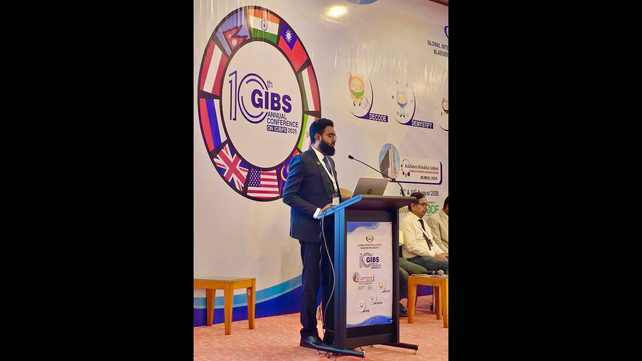 MohsinUrologist's tweet card. Dr. Mohsin Quadri on “The other types of CPPS in Men” at 10th GIBS...