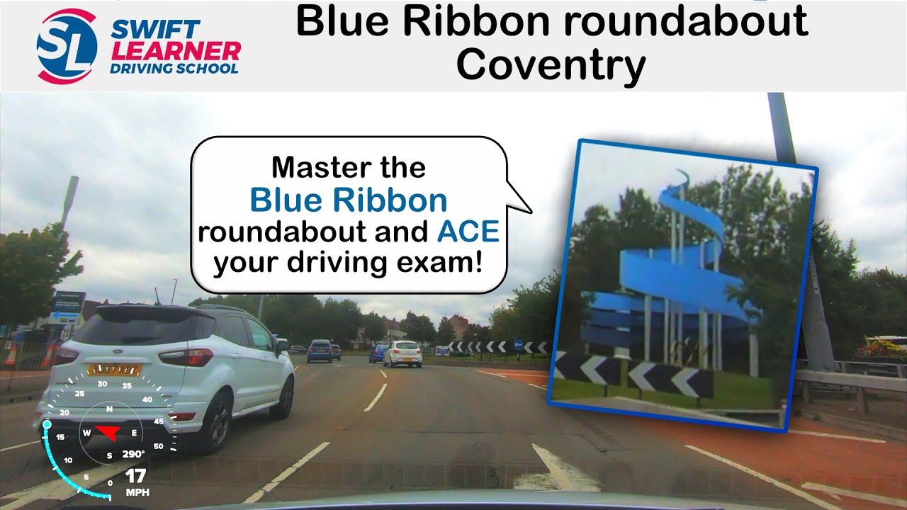 learner_swift's tweet card. Blue Ribbon roundabout - Coventry Driving Test Route