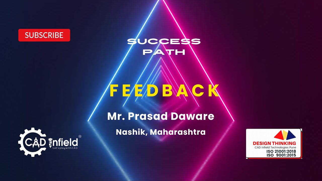 cadinfield's tweet card. Prasad Daware _CAD Infield Success Story 2025