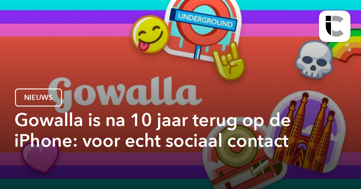 pragmarc's tweet card. Gowalla probeert het opnieuw met een sociaal netwerk en iPhone-app voor locaties.