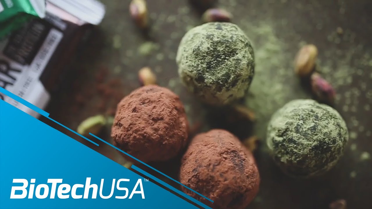 BioTechUSAInt's tweet card. RECIPE | Pistachio Balls With Zero Bar