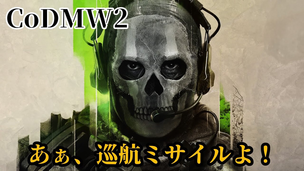 sfnegitoro's tweet card. 【CALL OF DUTY MW2】巡航ミサイル難しいのだが( ´Д｀)