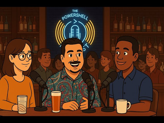 PowerShellpod's tweet card. Recorded live at PSConfEU, this episode features Andrew speaking with members of the Microsoft PowerShell team about the latest developments in the PowerShell e...