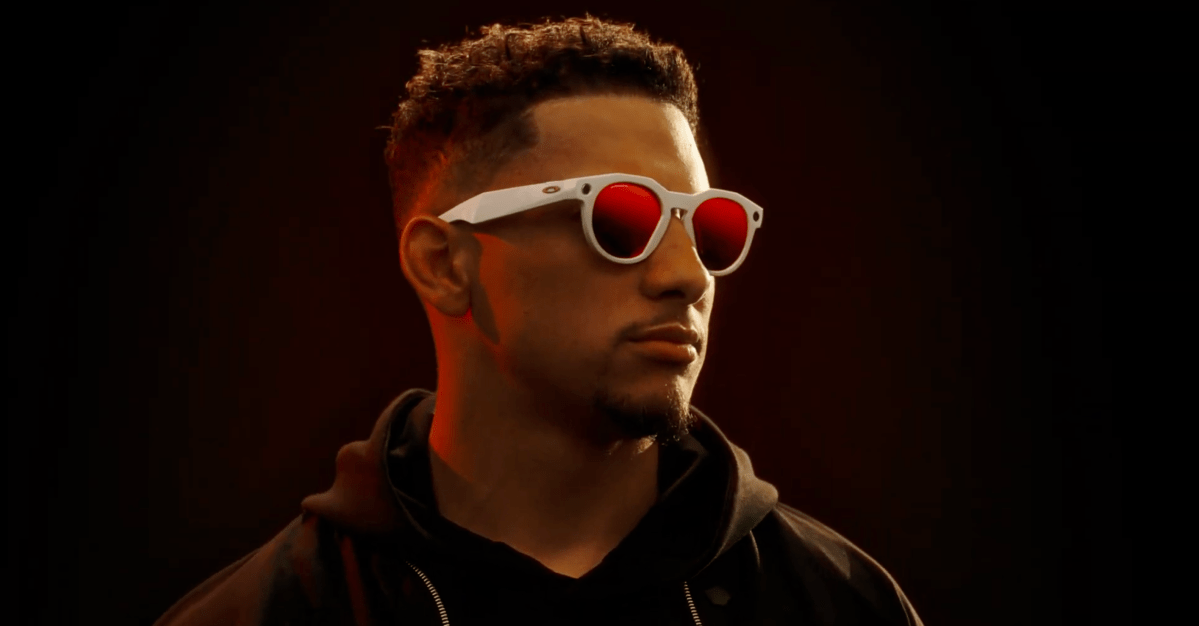 AIhardwareOB's tweet card. The limited-edition gold pair costs $499 and shoots 3K video.