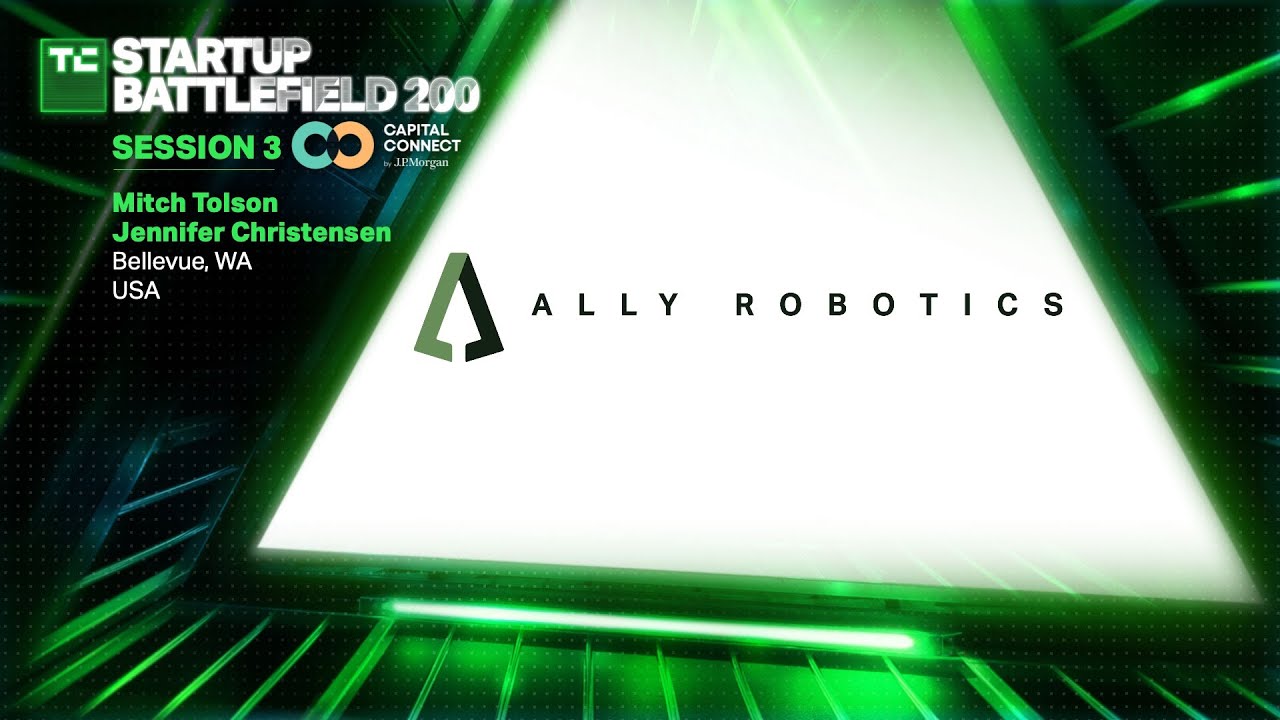 allyrobotics's tweet card. Startup Battlefield - Session 3: Ally Robotics