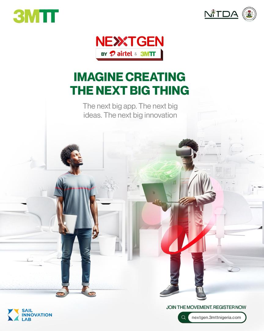 hausaloaded's tweet card. 3MTT NextGen Fellowship Program 2025 By Airtel Africa Foundation and 3MTT The 3MTT NextGen Fellowship—launched through a strategic partnership between the Federal Ministry of Communications, Innova...