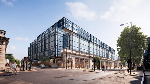 BCSAsteel's tweet card. Two existing office blocks that span over some of London Victoria’s busiest railway lines are both being enlarged with new steel-framed floors.