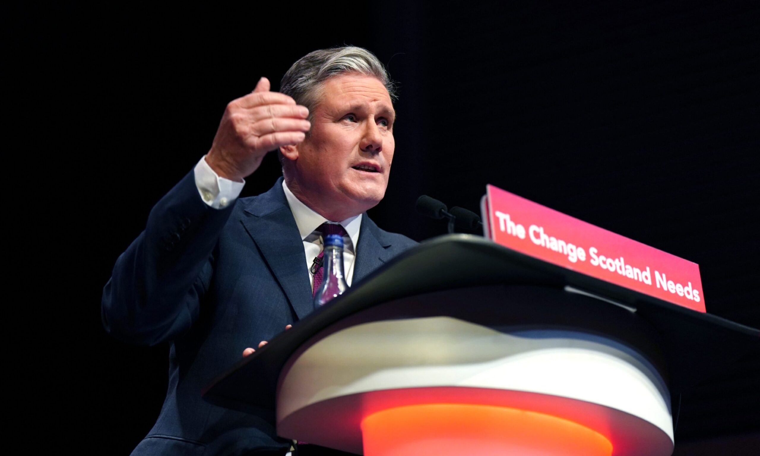 ProspectUpdate's tweet card. Sir Keir Starmer used his speech to Scottish Labour conference to calm warning signals from industry about the party's oil and gas policy.