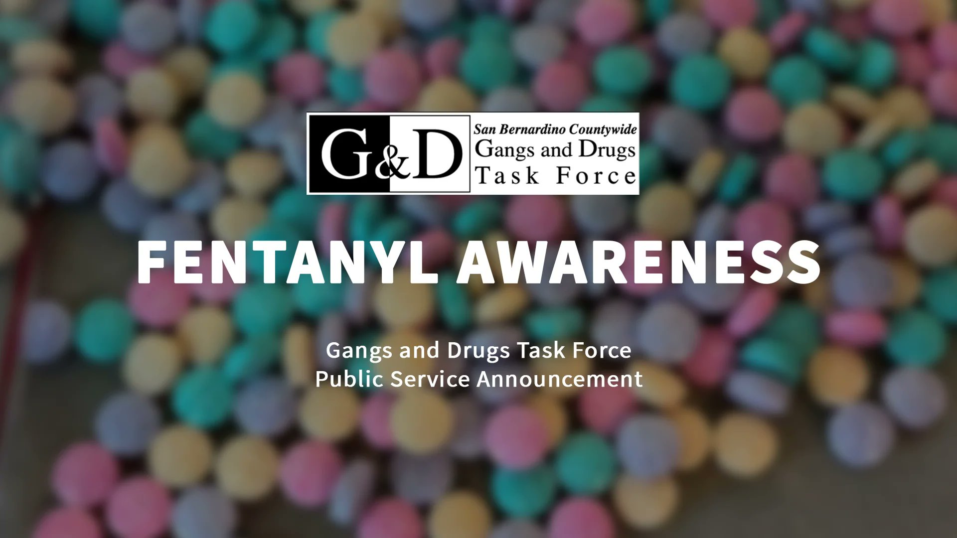 sbcss_stuServcs's tweet card. GDTF Fentanyl Awareness PSA