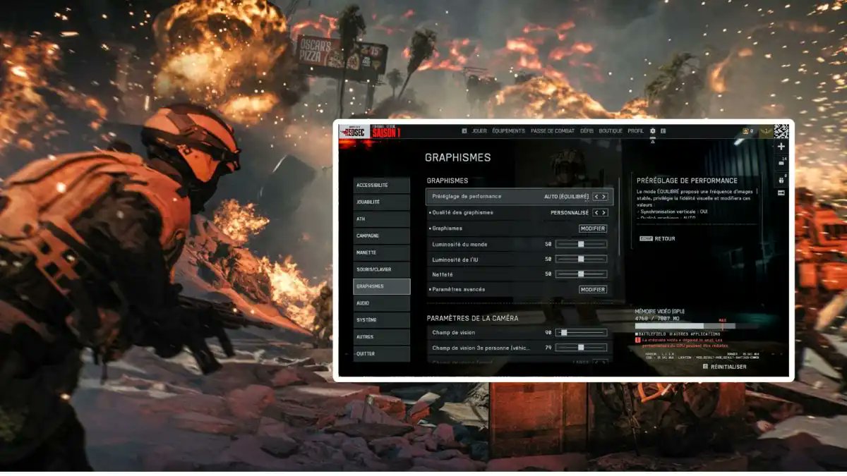 Techboxfr's tweet card. Optimisez votre jeu Battlefield avec REDSEC ! Découvrez les réglages essentiels pour les graphismes, le son et l'aide à la visée afin de maximiser vos performances et dominer le champ de bataille.