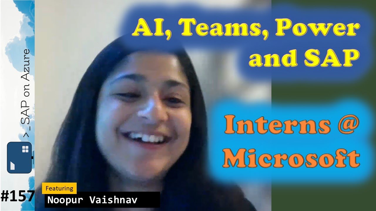 hobru's tweet card. #157 - The one with SAP, Teams, Power and AI - Internship @ Microsoft...