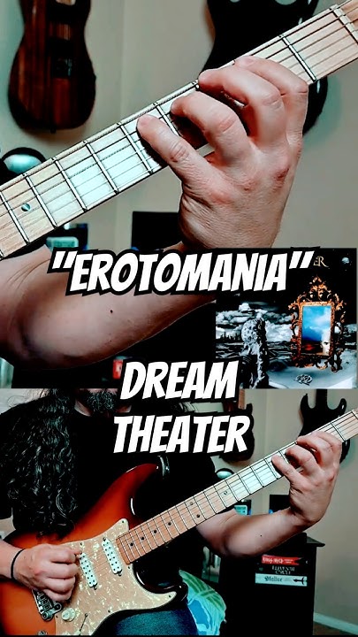 GoPractice's tweet card. Song ➡️ Exercise: Dream Theater "Erotomania" | Guitar practice hack...