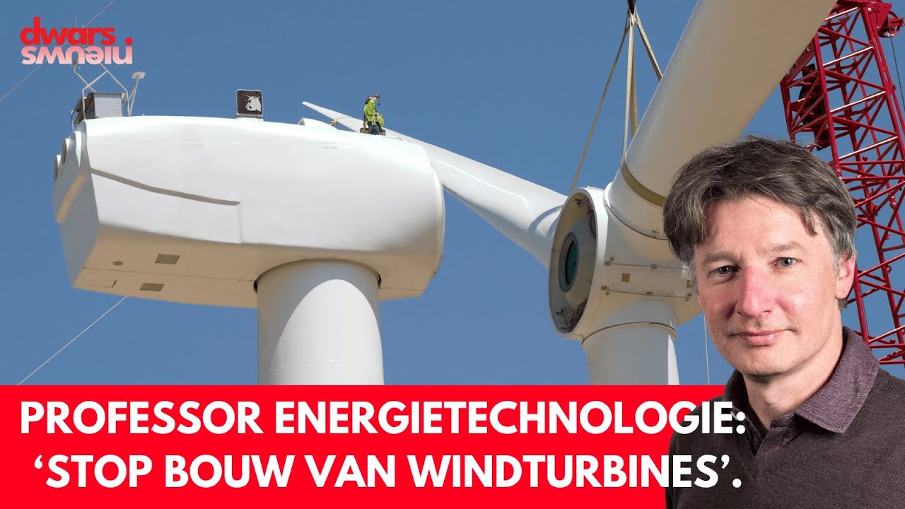 DianaHoeben's tweet card. Professor energietechnologie Smeulders: 'Stop de bouw van windturbi...