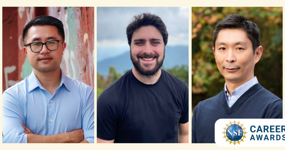DukeTrinity's tweet card. Three Trinity Faculty Receive NSF Early Career Award