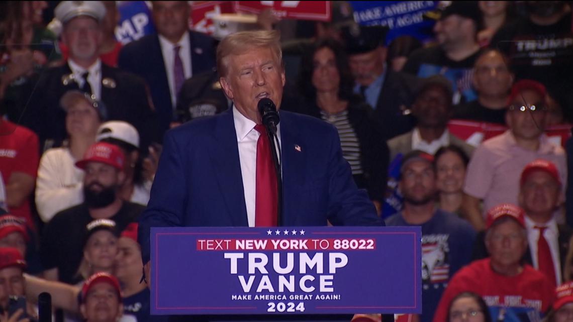 KyleClark's tweet card. Former President Donald Trump said he would come to Colorado to campaign in the city he falsely claimed has been taken over by a Venezuelan gang.