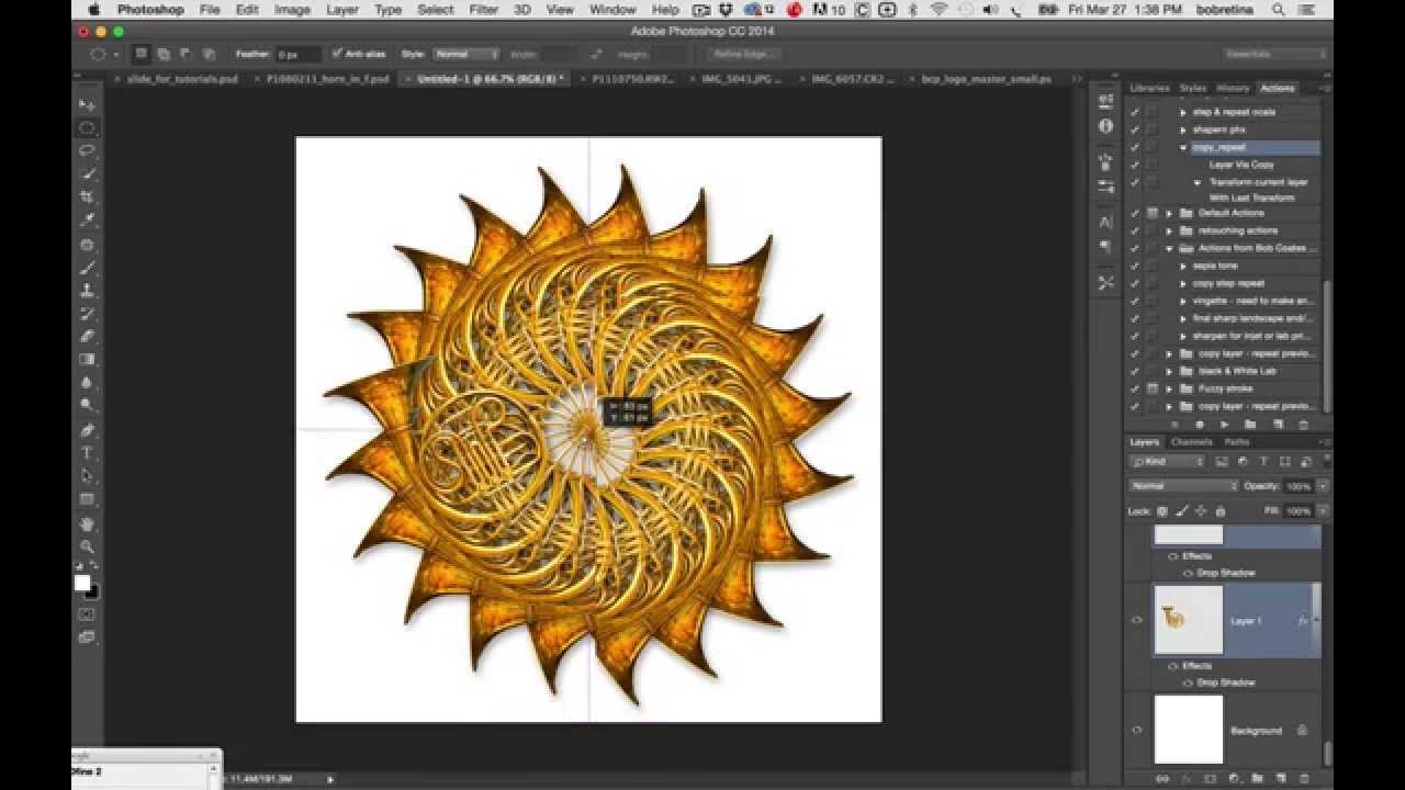 PhotoshopHaven's tweet card. Step & Repeat