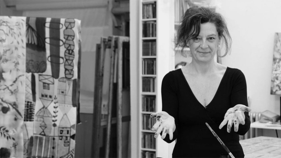 SArtvALDIA's tweet card. La pintora zamorana Ana Zaragozá expone en el Centro Cultural Hispano-Japonés de