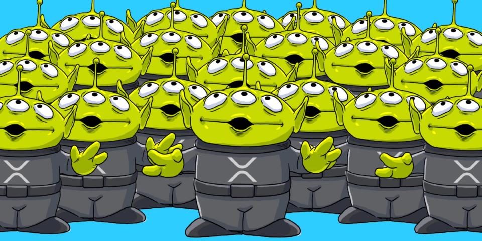 CoinDesk's tweet card. The SEC sued Ripple in 2020, accusing it of raising funds through an unregistered securities sale. The case dragged on for years before coming to a close this August.