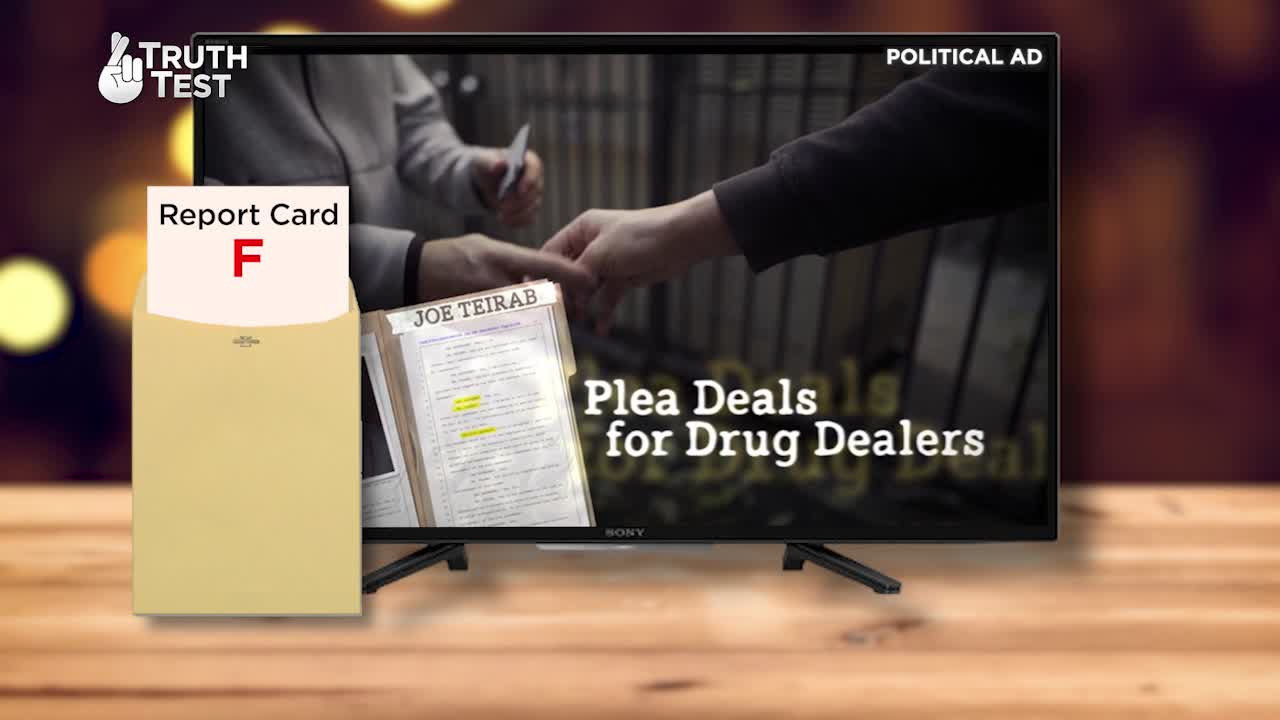 KSTP's tweet card. Because this ad includes so much misleading, out-of-context and missing information, it gets an “F” on the 5 EYEWITNESS NEWS “Truth Test.”
