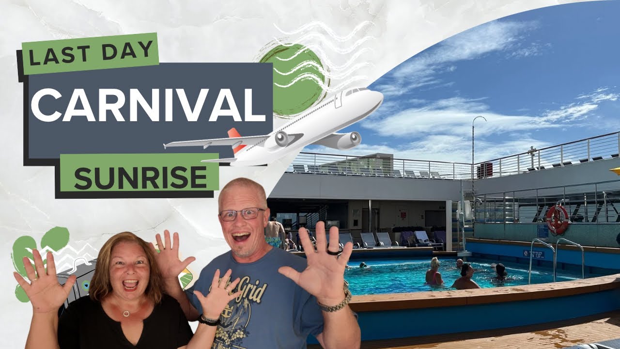 TravelAwesome's tweet card. Carnival Sunrise Sea Day Fun + Disembarkation Chaos! Best Meal & Big...