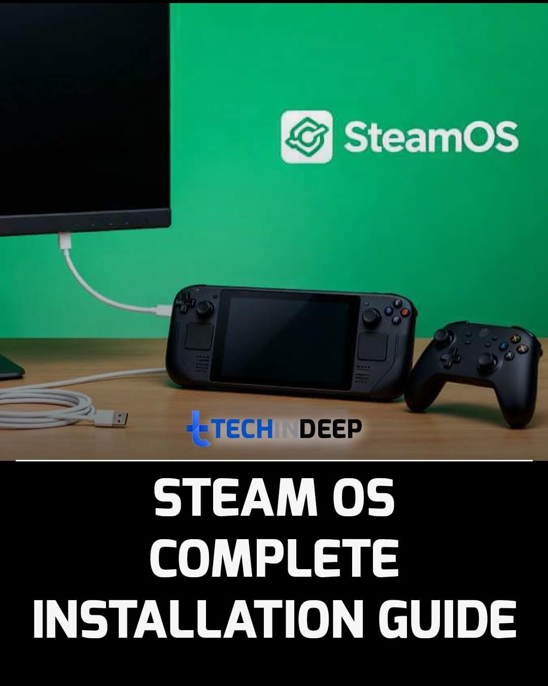 TechinDeep's tweet card. Download SteamOS: Complete installation guide for gaming PCs. Learn system requirements, step-by-step setup, performance benchmarks vs Windows, and more.