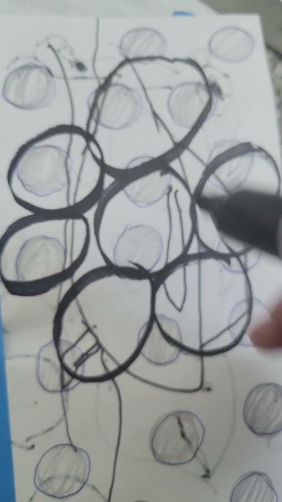 steverush881's tweet card. how to draw a quick simple flower plant drawing version section...