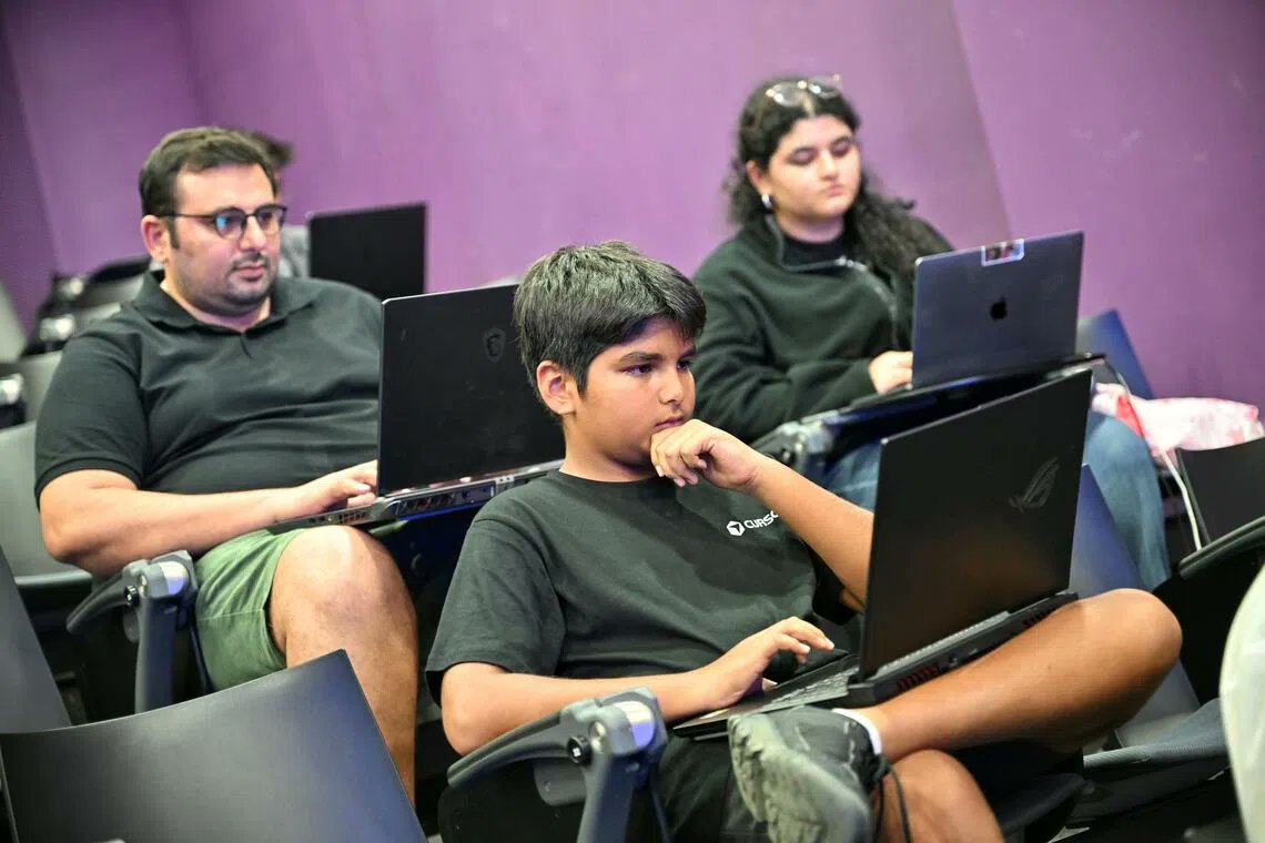 sutdsg's tweet card. Discover the winning projects and global AI leaders at Singapore's largest AI hackathon, fostering new talent and innovation. Read more at straitstimes.com. Read more at straitstimes.com.