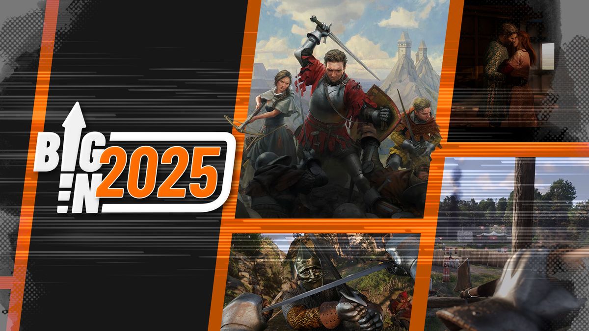 GamesRadar's tweet card. Big in 2025 | After its predecessor took you from peasant to knight, Kingdom Come: Deliverance 2's realistic medieval RPG begins by bringing you back to earth in beggar's garb