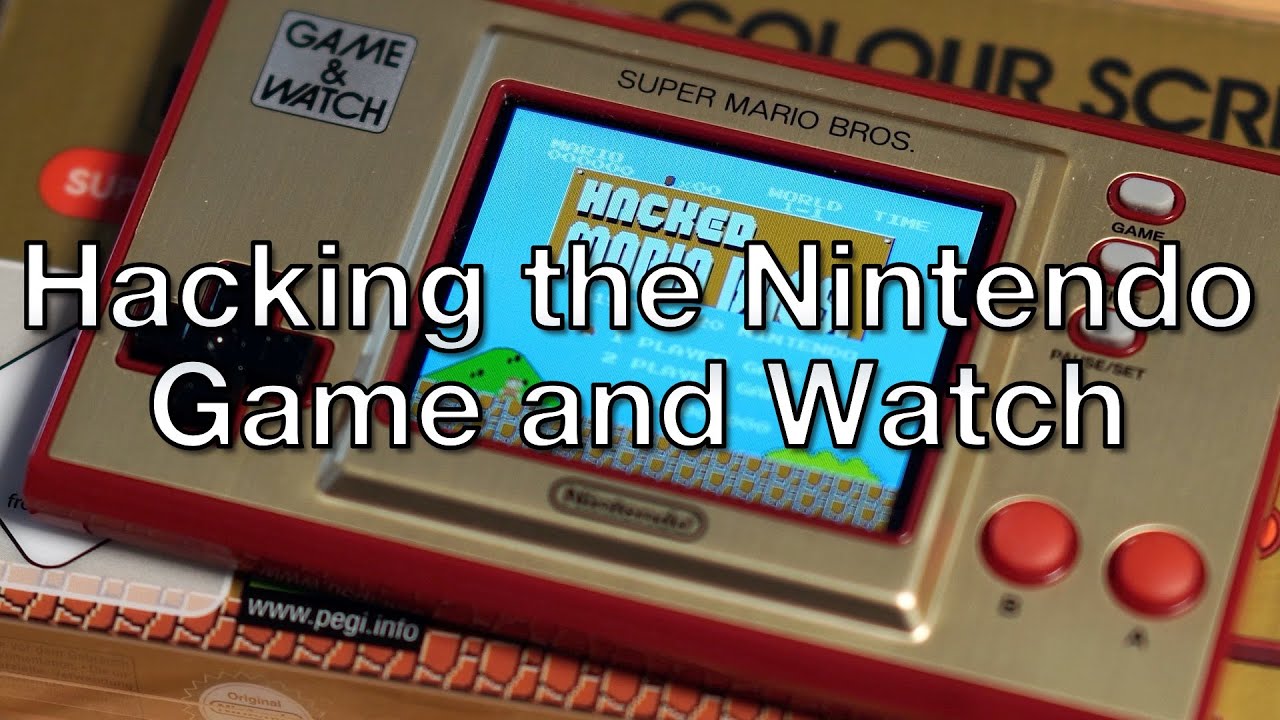 ghidraninja's tweet card. Hacking the Nintendo Game and Watch