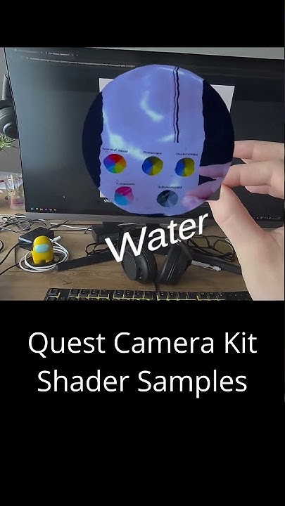 maxxx_ninja's tweet card. GameBoy, VirtualBoy and Colorblind shaders for Quest Camera Kit