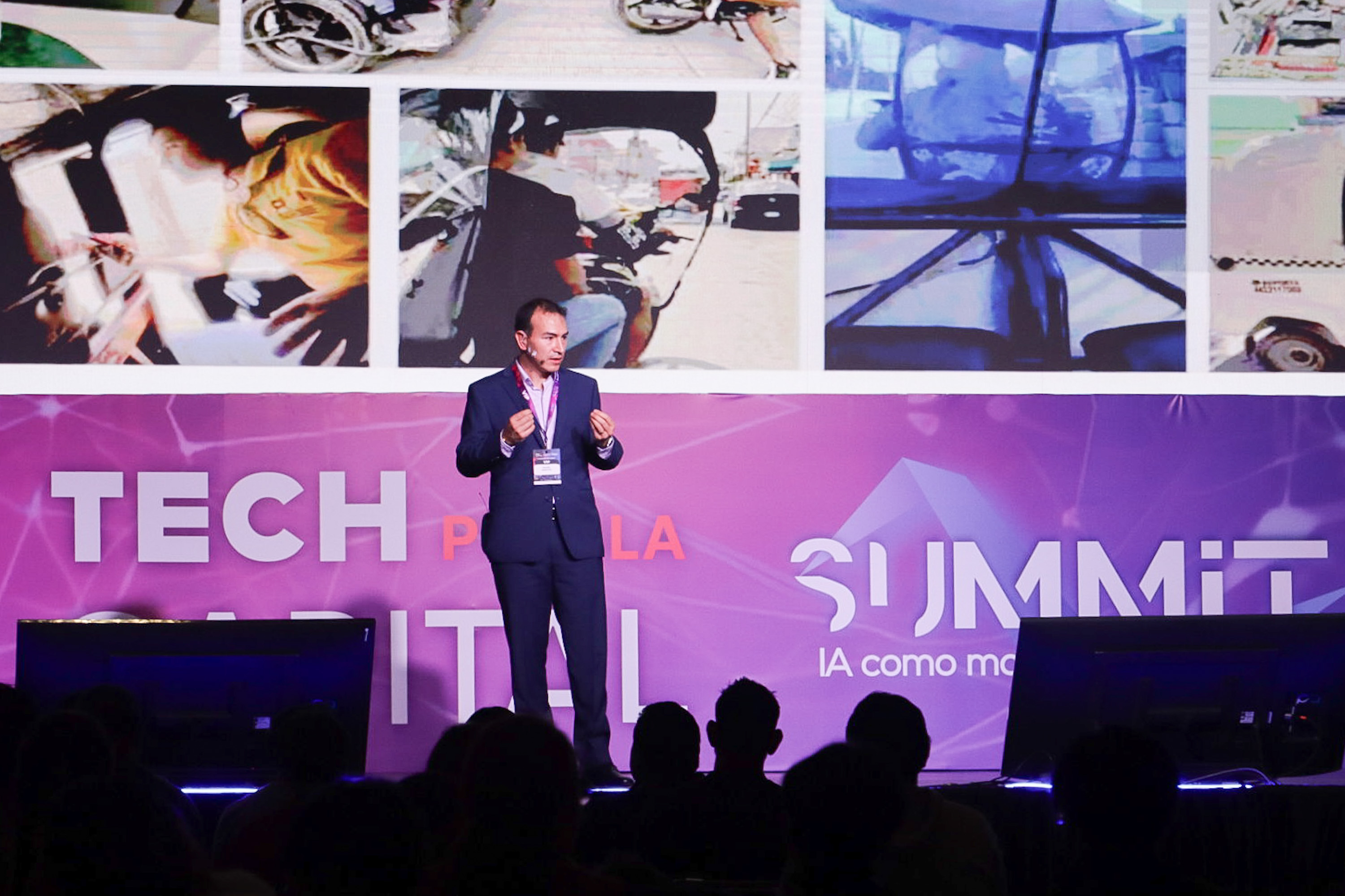 EsImagen's tweet card. Presentación de avances sobre auto eléctrico Olinia en el Tech Capital Summit 2025