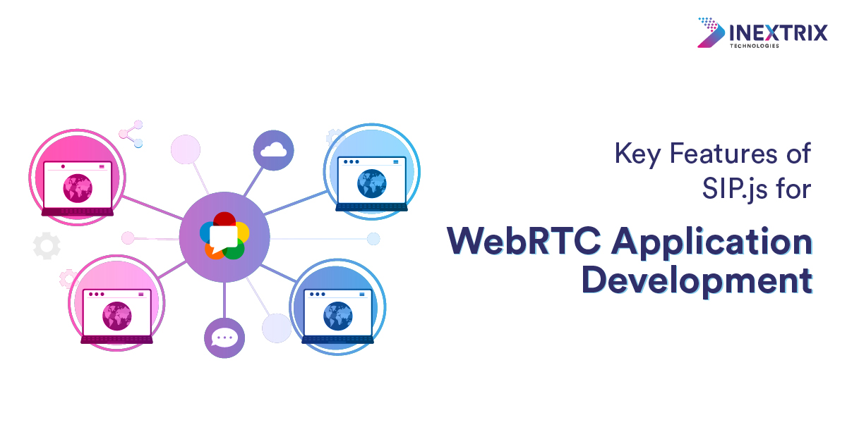 Inextrix's tweet card. Discover the power of SIP.js for seamless WebRTC application development! Explore key features & elevate real-time communication experiences.